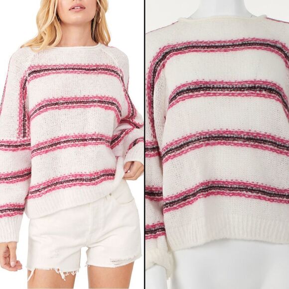 Free People Women's Hockley Alpaca-Blend Striped Sweater - Picture 1 of 5